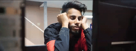 sleepy man looking at computer - 11 GIFs to Get You Through Friday